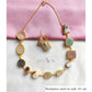 MULTICOLOUR DRUZY STONE SETS - AN1291