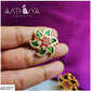 KRISHNA NECKPIECE WITH MAANGA STUDS - AN2124