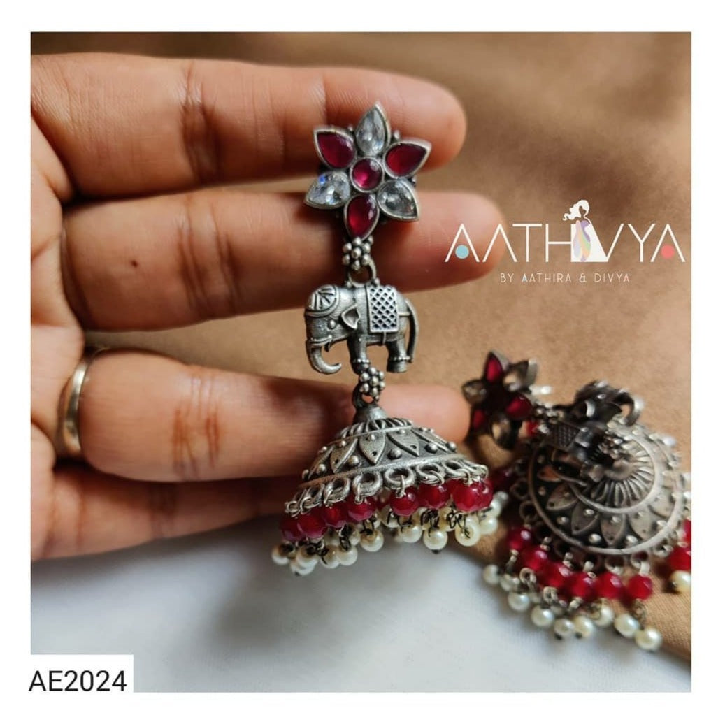 ELEPHANT JHUMKAS - AE2024