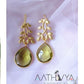 LEAF DROP DANGLERS - AE916