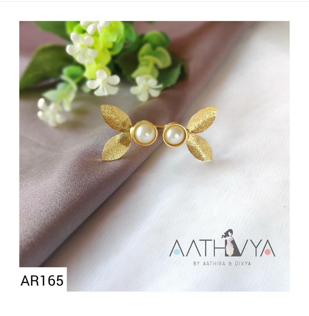 DUAL STONE WINGED RING - AR165