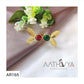 DUAL STONE WINGED RING - AR165
