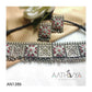 SILVER LOOK ALIKE CHOKER SET - AN1386