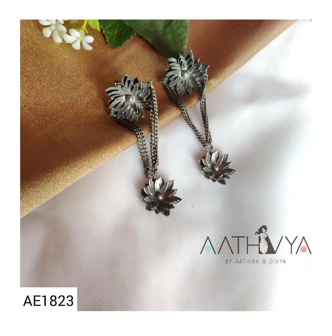 SLA 3D FLOWER EARRINGS - AE1823
