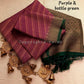 MULBERRY SILK COTTON SAREES - AS1657