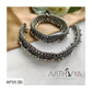 SILVER LOOKALIKE GHUNGROO ANKLETS - AP20 (B)